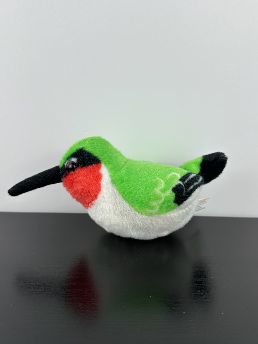 Wild Republic K&M Audubon Hummingbird Ruby Throated Bird 7” Plush Sound Works!